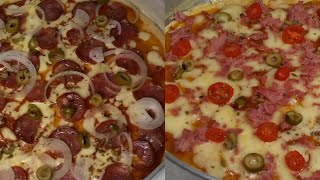 COMO SE FAZ PIZZA DE LIQUIDIFICADOR - RECEITA FÁCIL