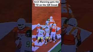 Texas vs Colorado St: Arch Manning scores on QB sneak #football #highlights #shorts