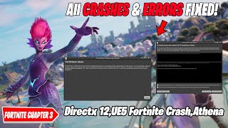 How to FIX Fortnite Crashes Chapter 3 Season 4 | Fortntie Crash Reporter | FortniteGame-Athena