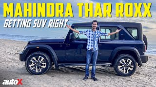 Mahindra Thar Roxx Diesel MT Review | Is this 5-Door SUV Better Than 3-Door Variant? | 2024 | autoX