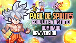 PACK DE SPRITES DE GOKU ULTRA INSTINTO DOMINADO,NEW VERSION⚡️ (CREADO POR MI)