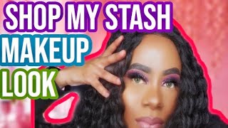 NO CUT CREASE GLITTER EYE LOOK FT. SYNDOLLWIGS & THE JAMES CHARLES PALETTE| MakeupShae