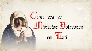 APRENDA REZAR OS MISTÉRIOS DOLOROSOS EM LATIM | Rezar em Latim