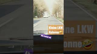 Irgendwie finden die LKW zueinander 🤣😂