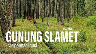 PENDAKIAN GUNUNG SLAMET 3428 MDPL || BADAI GANAS DI PUNCAK