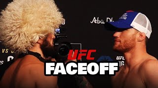 UFC 254: Khabib vs Gaethje FACE-OFF & Weigh-in Full Video