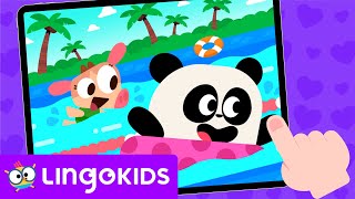 RACE in the POOL 🏊‍♀️🌟 | Sports Games for Kids | Live the Summer Games with Lingokids