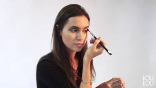 Adriana Lima’s vampy makeup