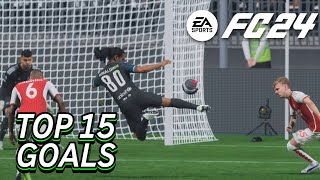 FC 24 | TOP 15 GOALS #1 PS5 4K