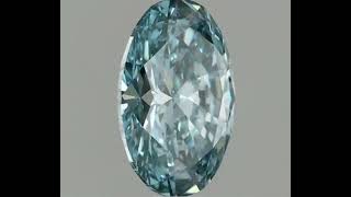 Oval 1.03 ct Fancy Vivid Blue VS1 IGI Certified Lab Grown CVD Diamond