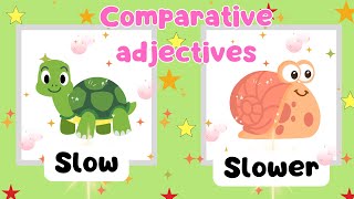 Comparative Adjectives | Learning Video For Kids | KidGlobe Explorers