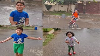 Dhoop Mein Barish || karachi weather || karachi ka haseen musam  #rain #karachi #malircantt #shorts