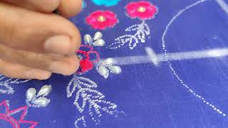 making of kid blouse using thread