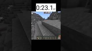 Minecraft but I must get iron in the next 60 seconds...