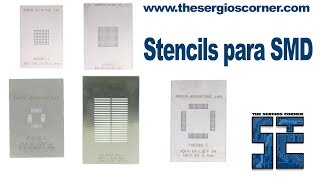 Plantillas de SMD - Stencils SMD en thesergioscorner Plantillas para soldadura en pasta