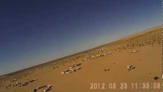 RC Plane over Sand Dunes