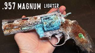 Реставрация револьвера-зажигалки Револьвер Colt Python калибра .357 Magnum