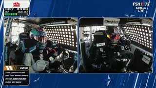 KYLE BUSCH CUSSING AFTER CHASTAIN  - 2023 ADVENT HEALTH 400 NASCAR CUP SERIES AT KANSAS