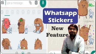 Whatsapp new feature Stickers