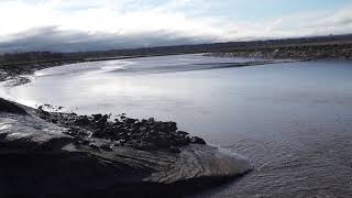 Tidal bore @ Hall's Creek. Moncton NB, Canada. May 7, 2021.