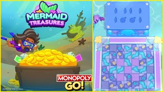 MERMAID TREASURES MONOPOLY GO NEW DIG MINI GAME LEVEL 1 TO 15 COMPLETED 😍 - Part 1 #monopolygo