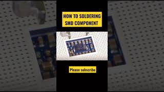 how to  soldering smd Component's ✅very easy    #short #smd # electronik