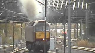 47500 light engine at York with 3tone thrash and clag. 30.10.10