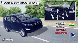 Indian Vehicle Simulator 2021 Toyota Innova Crysta Gameplay Android|Innova driving on dangerous road