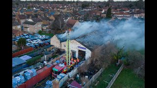 30 fire crews fight Peterborough blaze, residents evacuated but no injuries