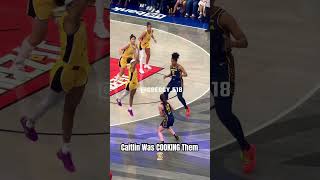 Caitlin Clark was COOKING them #caitlinclark #basketball #wnba