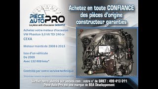 Moteur Volkswagen Phaeton 3.0 V6 TDI 240 CEXA