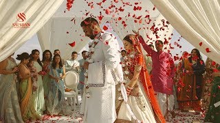 FAIRMONT MARRAKECH WEDDING | Perfect slow-motion moment during Hindu Ceremony, Misha & Aneal