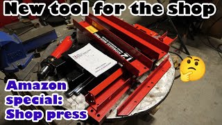 New tool time:  Shop press