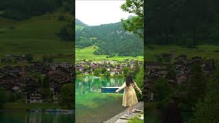 Switzerland on film #swiss #alps #lungern #crashlandingonyou #switzerland #ytshorts #explore #travel