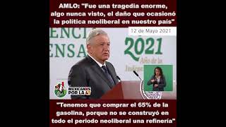 Amlo sobre la tragedia que fue el neoliberalismo