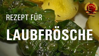 Laubfrösche kochen mit diesem kreativen DDR Rezept