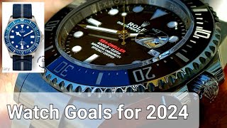 Ambitions & Goals for 2024 - Tudor, Rolex, Grand Seiko, Zenith, Omega, Oris - WHAT ARE YOUR GOALS?