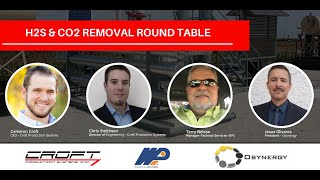 Roundtable | H2S and CO2 Removal