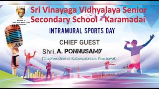 INTRAMURAL SPORTS DAY BY SVVS