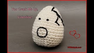 How to Crochet Tutorial: DIY Cracked Egg Amigurumi by YARNutopia