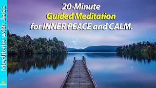 20-Minute Guided Meditation. How to find Inner Peace & Calm. Relieve Stress, Relax. Nature Sounds