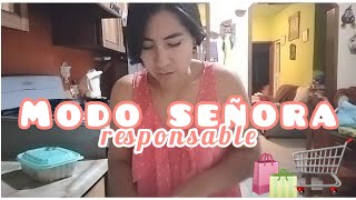 SIENDO UNA SEÑORA RESPONSABLE Acompañame hacer el super + limpiando de noche ITSBAHEZ ✨