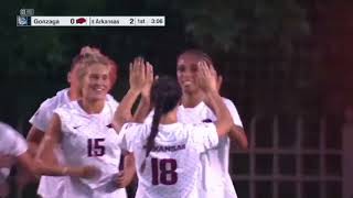 #6 Arkansas 4-0 Gonzaga | NCAA Women’s Soccer 2024