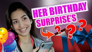 HER BIRTHDAY SURPRISE