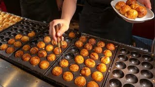 How to order takoyaki Japanese street food in Japanese | Customer service in Japan