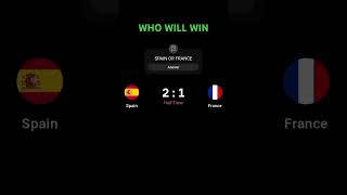 WHO WILL WIN #subscribe #eurofootball #footballtournament #football #euro #whowillwin #Spain #France