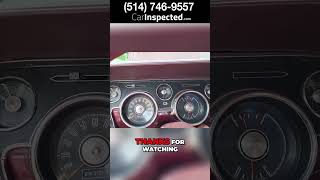 1968 Ford Mustang 302 car inspection by Car Inspected™