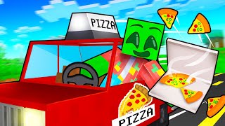 Becoming a PIZZA DELIVERY SLIME in Minecraft!