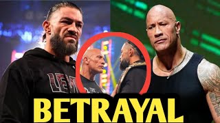 Roman Reigns Accuses The Rock of Betrayal For Not Choosing A Side In The Ongoing Bloodline Battle‼👀