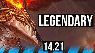 AURELION SOL vs AHRI (MID) | 10/2/5, Legendary | KR Diamond | 14.21